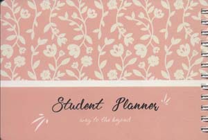کتاب دفترچه یادداشت student planner (کد 502)،(سیمی)