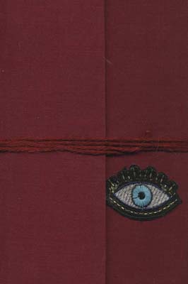 دفتر یادداشت پارچه ای آلبومی چشم نظر (کد 756)،(بنددار)