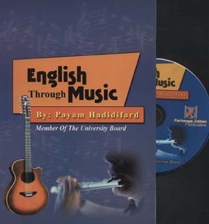 کتاب انگلیسی از طریق موسیقی ENGLISH THROUGH MUSIC همراه با سی دی صوتی تک زبانه