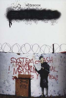 کتاب دفتر یادداشت خط دار Banksy (کد471)