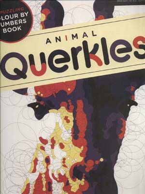 کتاب دفتر نقاشی ماندالا (ANIMAL QUERKLES)،(کد 014،تک زبانه)،(انگلیسی)