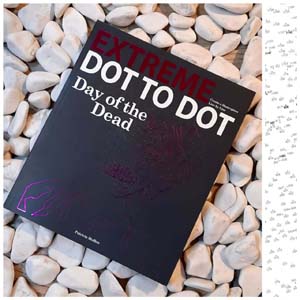 کتاب دفتر نقاشی ماندالا نقطه به نقطه (EXTREME DOT TO DOT) (کد 090 تک زبانه) (انگلیسی)
