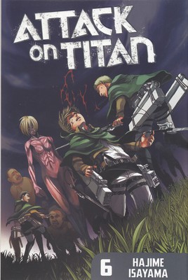 کتاب اورجینال مانگا 6-ATTACK ON TITAN