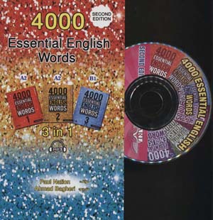 کتاب 4000 واژه ضروری زبان انگلیسی 1،همراه با دی وی دی تصویری
